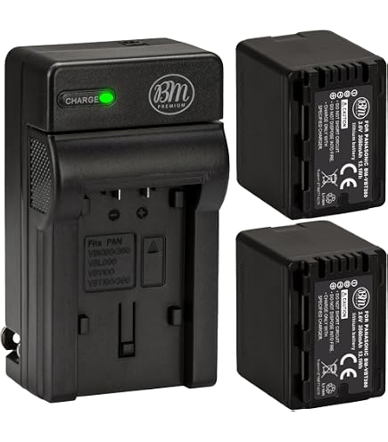 Amazon.com: BM Premium 2 VW-VBD58 Batteries and Dual Bay Charger